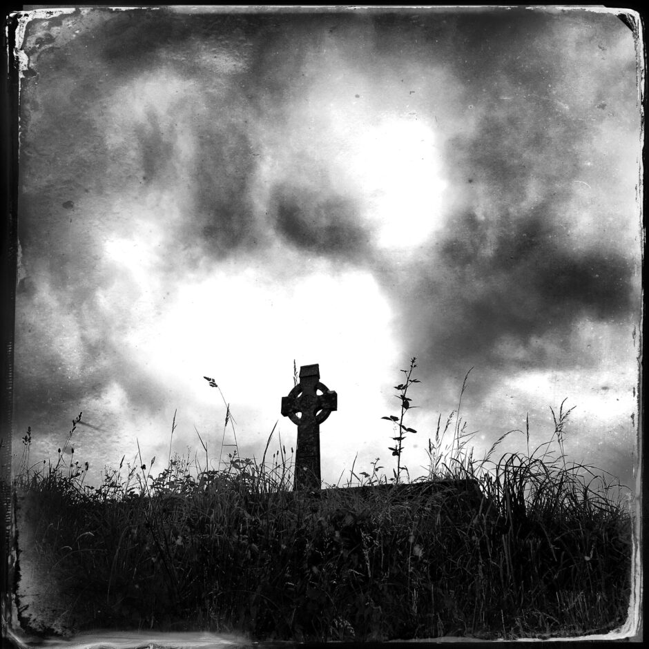 sky, clouds, cross