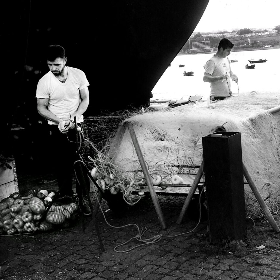 man, boat